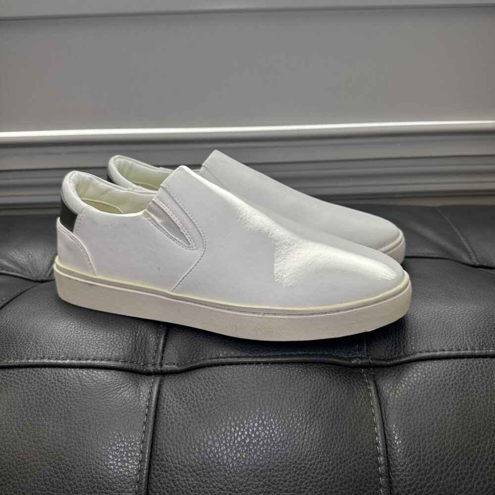 Thousand Fell Women White Sneakers US 8 Green